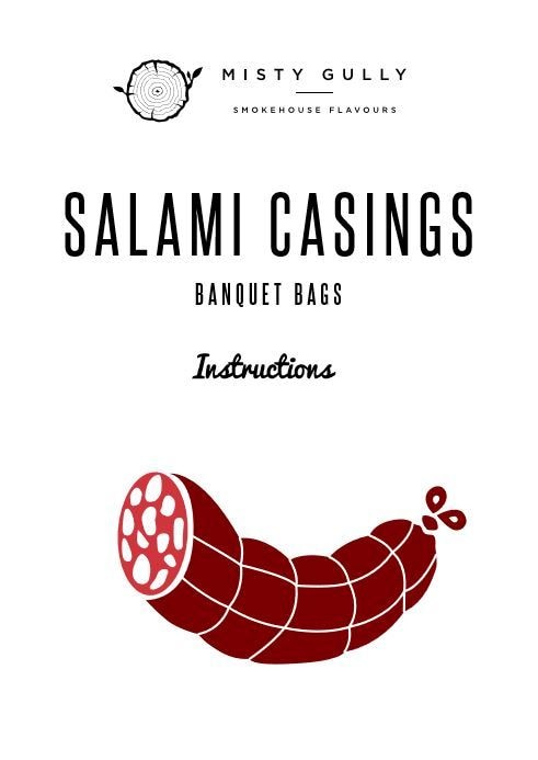 Misty Gully Banquet Bags Salami Casings Instructions