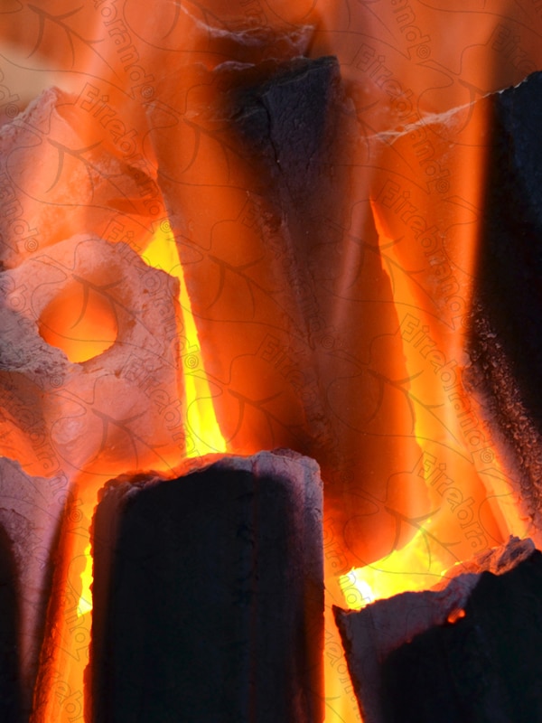 Firebrand Charcoal - 10kg - Compressed Hardwood Tubes