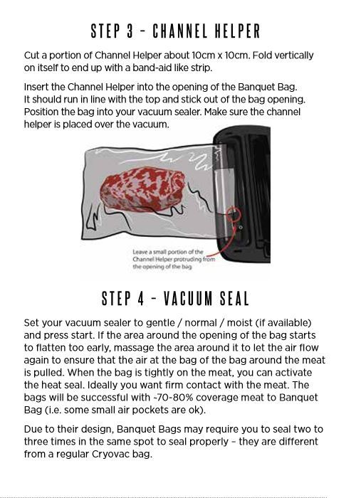 Misty Gully Banquet Bags Salami / Charcuterie Instructions