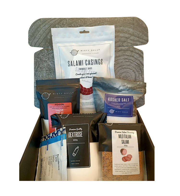 Christmas Gift Guide Salami Beginners Box BBQ, Smoking and Salami