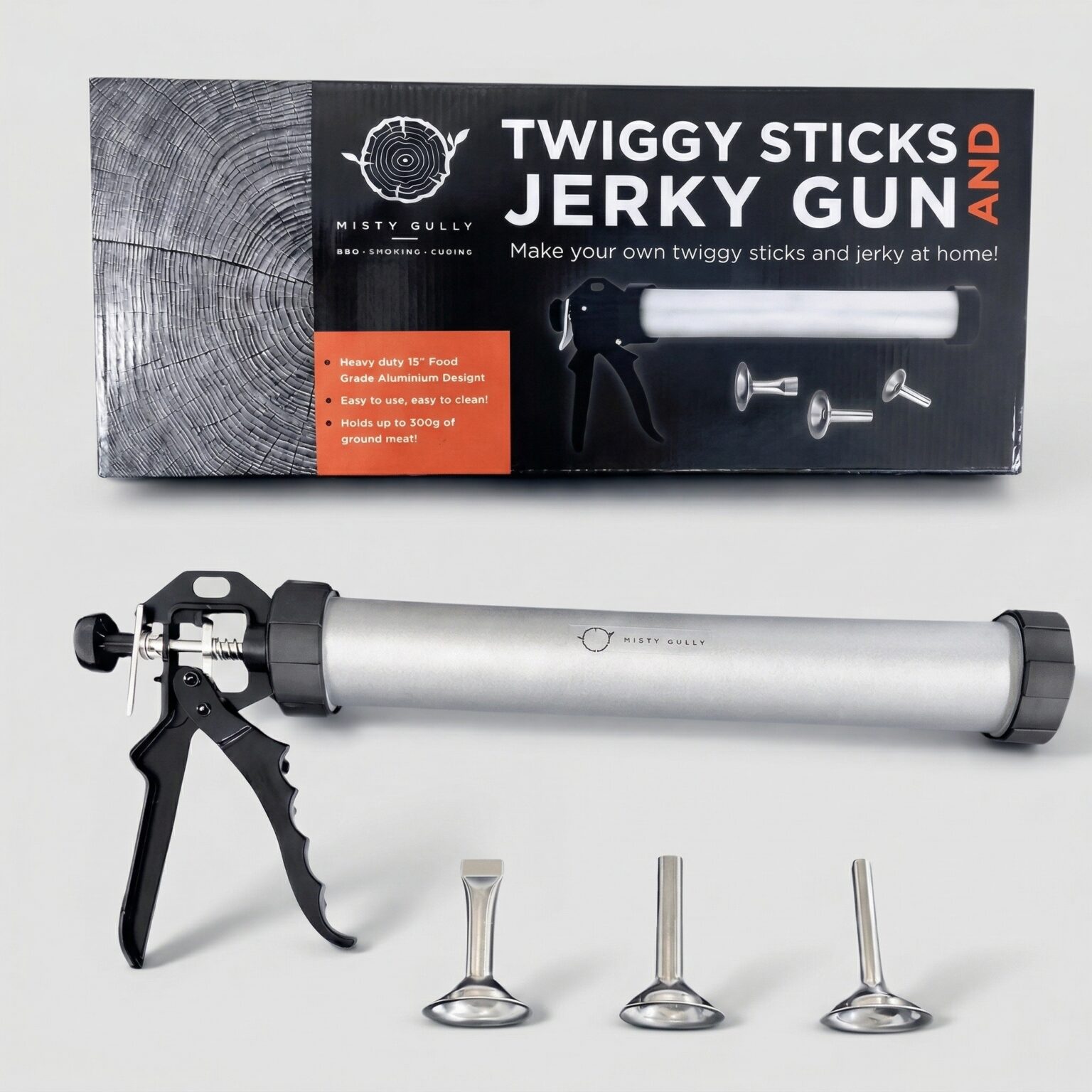 Misty Gully Twiggy Sticks & Jerky Gun - Smoked & Cured | Misty Gully